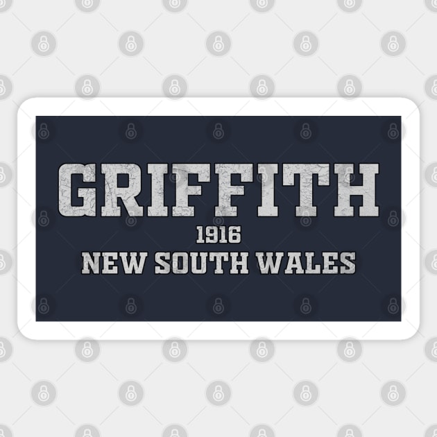 Griffith New South Wales Australia Sticker by RAADesigns